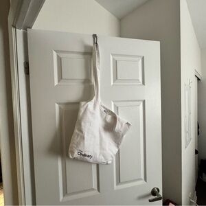 The Ordinary White Canvas Tote
